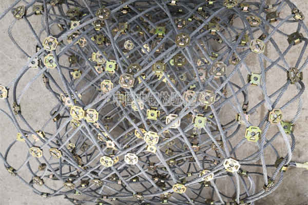 钢丝绳网网片抗顶破力检测报告