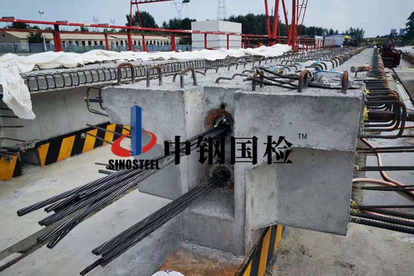 128m 无砟轨道双线下承式简支拱桥管道摩阻试验现场检测