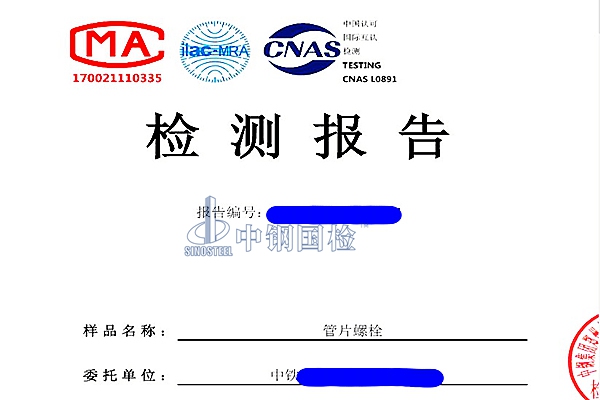 管片螺栓检测项目及报告