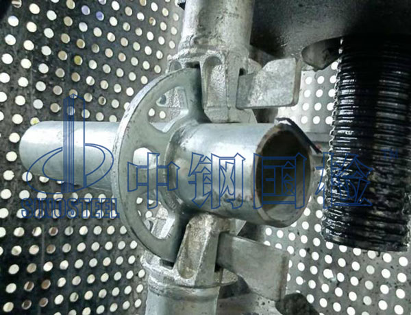 盘扣式脚手架连接盘检测