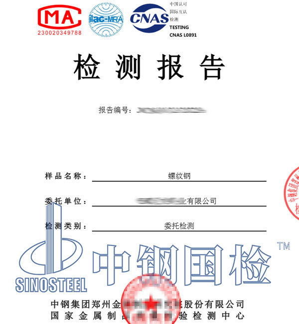 补产品检测报告