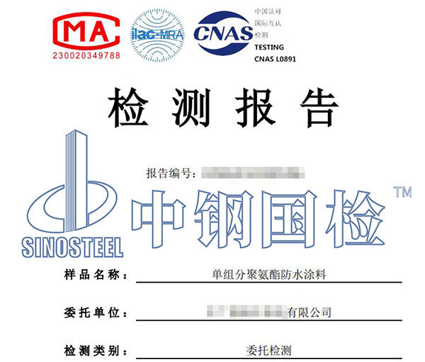 涂料检测报告
