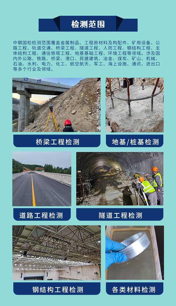 中钢国检检测范围广泛