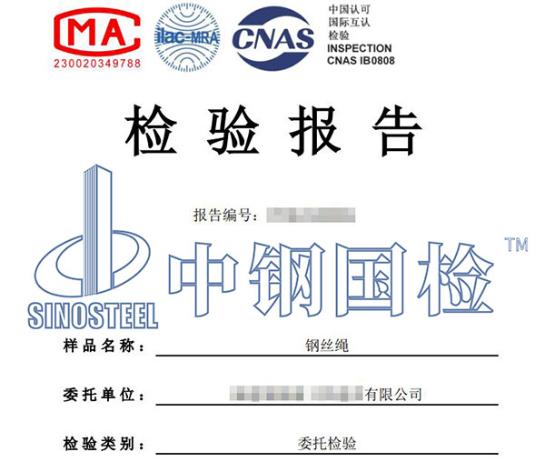 钢丝绳质量评价报告